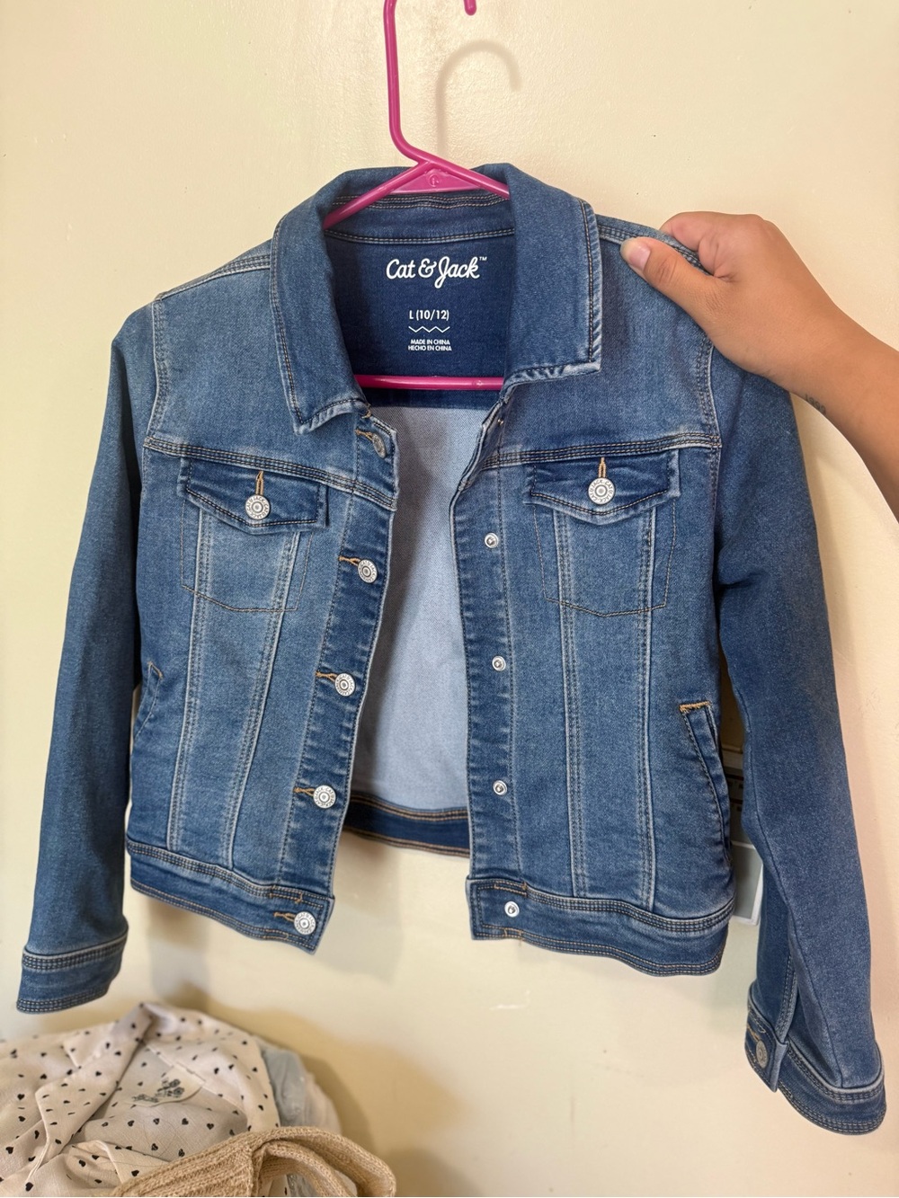 Girls Cat & Jack Denim Jacket